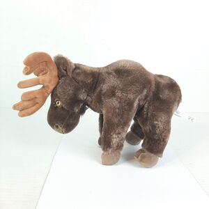 The Petting Zoo Brown Moose Plush